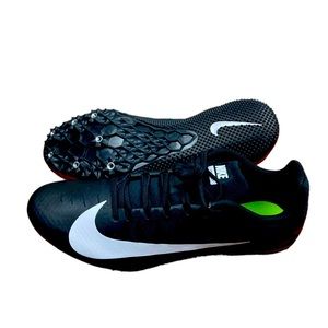 Nike Zoom Rival S 9 Men’s Spikes Shoes Black White 907564 001 Size 9 NO SPIKES